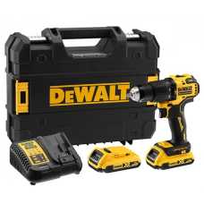 Dewalt DCD709D2T-QW 18/2.0Ah Li-ion Kompakt Kömürsüz Akülü Darbeli Vidalama