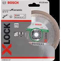 Bosch X-LOCK Standard Seri Seramik İçin Elmas Kesme Diski 115 mm