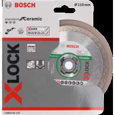 Bosch X-LOCK Standard Seri Seramik İçin Elmas Kesme Diski 115 mm