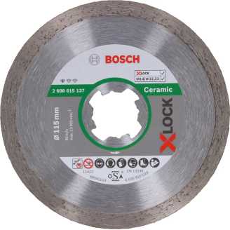 Bosch X-LOCK Standard Seri Seramik İçin Elmas Kesme Diski 115 mm