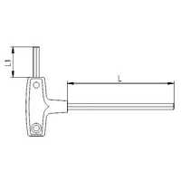 İzeltaş 4920220100 10mm T Tipi Allen Anahtar