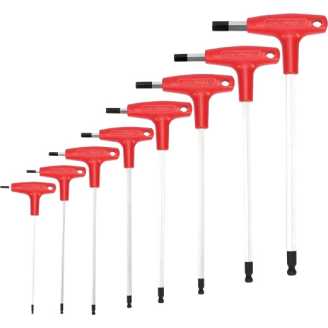 İzeltaş 4921 00 8108 T Tipi Yuvarlak Başlı Allen Anahtar Takımı 8 Parça