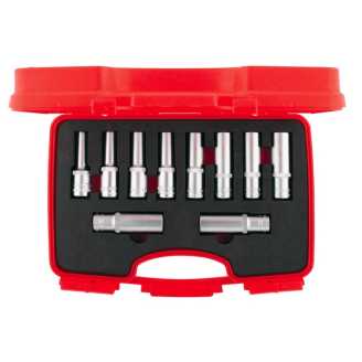 İzeltaş 1108 00 6010 1/2'' Altı Köşe Derin Lokma Takımı 10 Parça