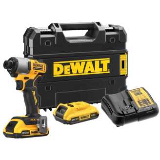 Dewalt DCF840D2T 18V 2.0AH Li-ion Kompakt Kömürsüz Çift Akülü Darbeli Tornavida