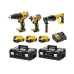 Dewalt DCK369M3T 18V XR 4.0AH Li-ion Kömürsüz Kombinasyon 3 Parça Kit
