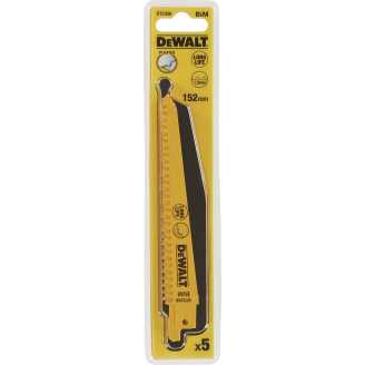 Dewalt DT2356 Plastik Kesim Tilki Kuyruğu Testere Bıçağı 5 Adet