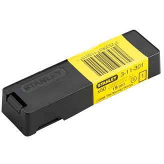 Stanley 3-11-301 Sustalı Maket Bıçağı Yedeği 18 mm 50 adet Stanley 3-11-301 Sustalı Maket Bıçağı Yedeği 18 mm 50 adet