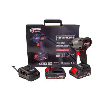 Grangos GCI20-T2 20V 2 Ah Çift Akülü Darbeli Vidalama Grangos GCI20-T2 20V 2 Ah Çift Akülü Darbeli Vidalama